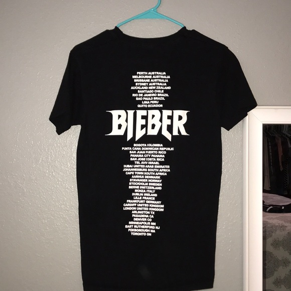 Justin Bieber stadium Tour tee - Picture 1 of 3